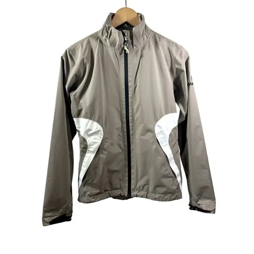 SUNICE Women's Sophia Gore-Tex Paclite Waterproof Jacket Beige Size Small
